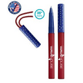 "Pen-on-a-Rope" 36" Necklace Patriotic Pen w/ Cap